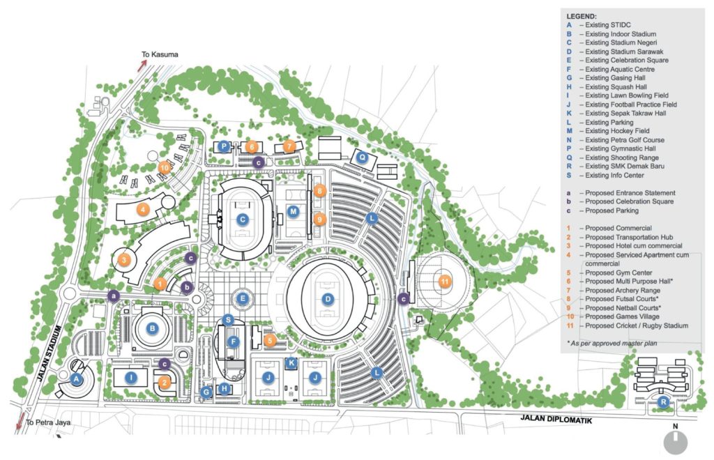Sarawak Sports Complex Masterplan Kuching